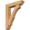 Ekena Millwork Balboa Slat Smooth Bracket w/ Offset Brace, Western Red Cedar, 7 1/2"W x 34"D x 42"H BKT0806X34X42BOA06SWR - alternate 1